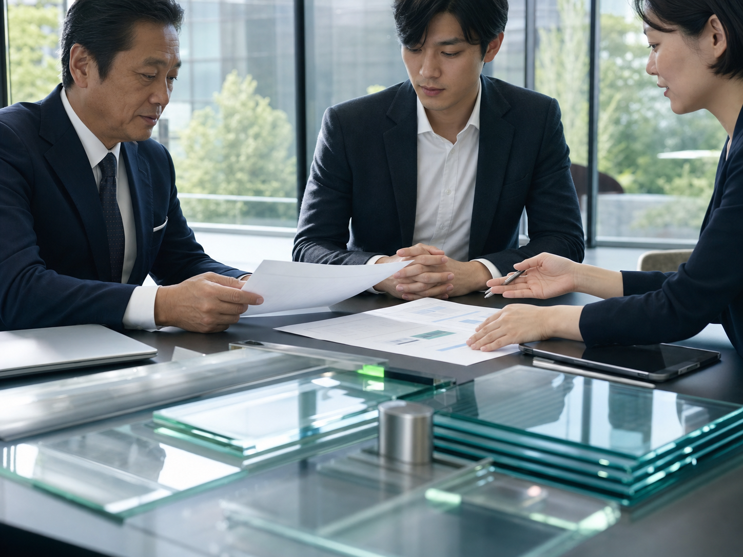 ガラス事業の承継相談